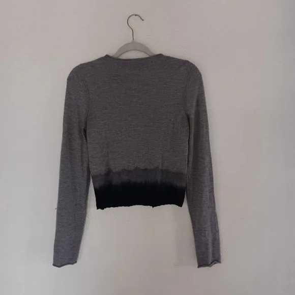 Yigal Azrouel 100% CASHMERE cardigan. Size Medium. Gray.